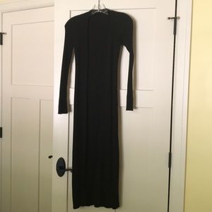 Duster black sweater